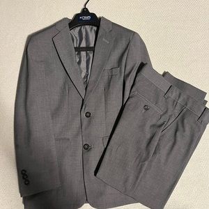 Chaps Boys 2 piece gray suit size 12